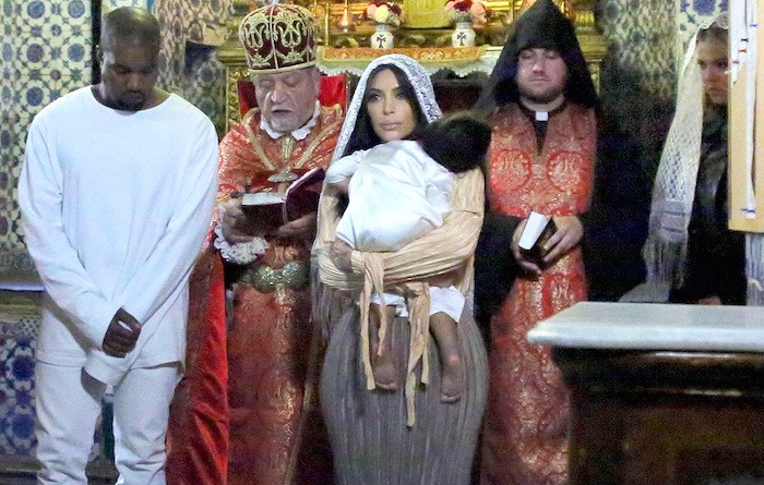 #CherryJuice: Kim K Shares Nori's Baptism Pictures!