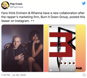 Eminem and Rihanna