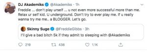 #FmEntertainment Dj Akademiks Freedie Gibbs Twitter