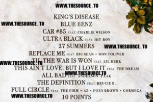 King's Disease Tracklist