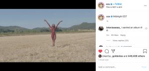 SZA Announces New Music to be Released at Midnight 