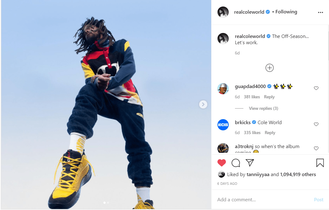 J Cole on the "Fall Off"