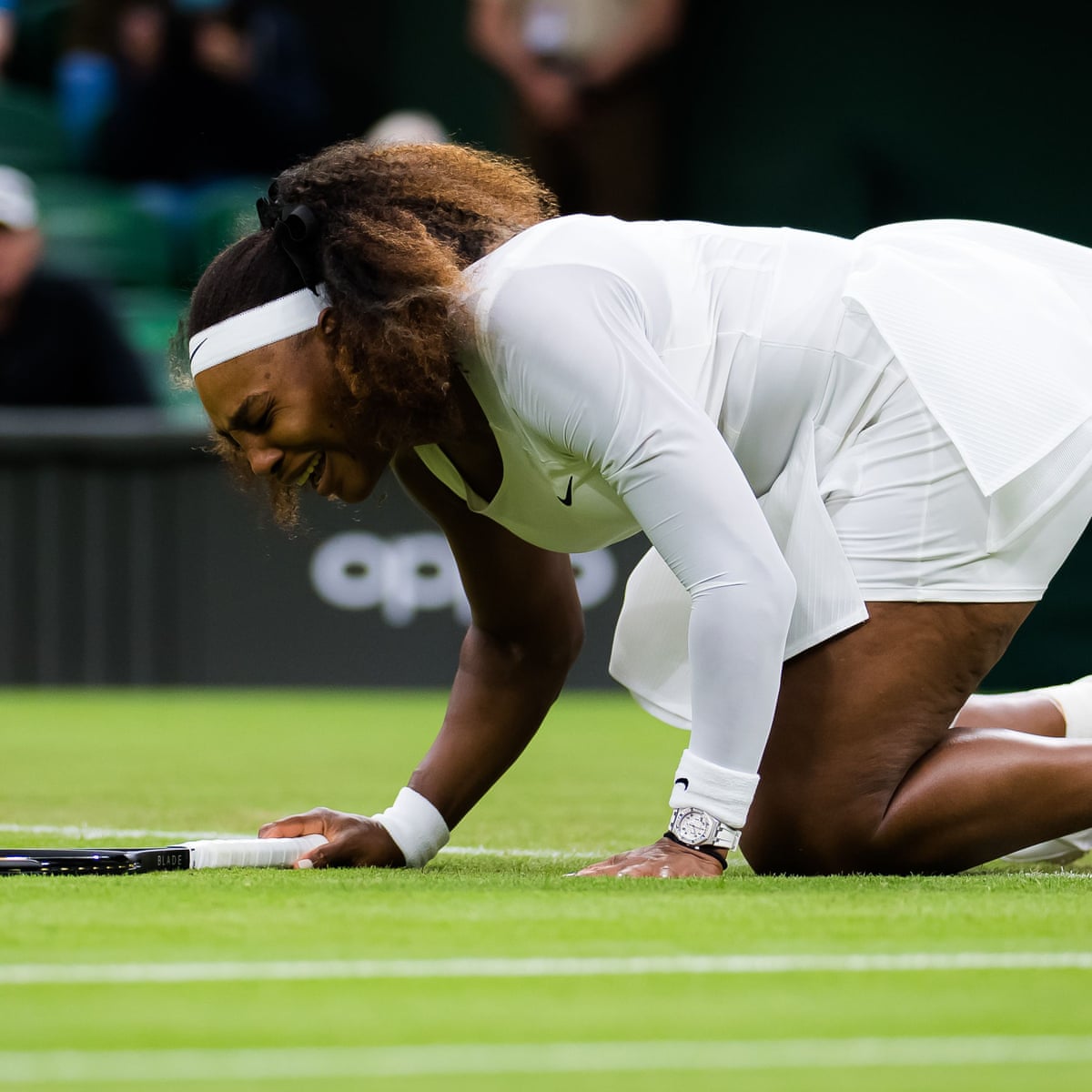 Serena's leg injury