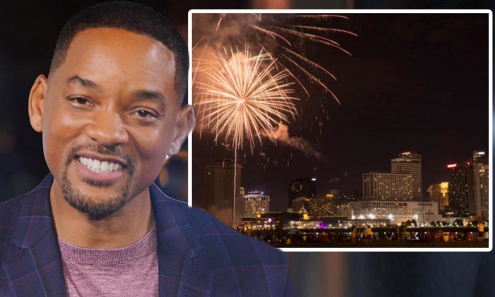 Will Smith funds fireworks for the people of NOLA