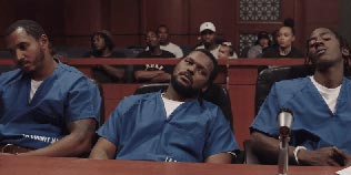 Q, Traffic, and TF in PT. 3 of 'Blank Face LP' short film
