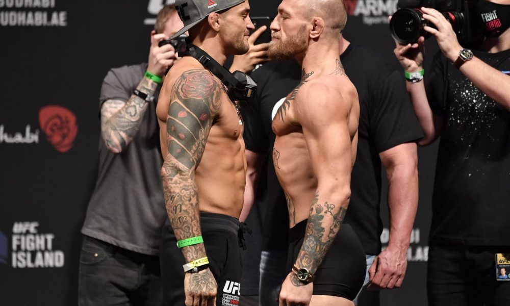 Conor McGregor broke his leg at UFC fight with Dustin Poirier