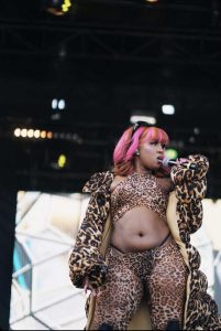Yung Baby Tate shows body shamers she's not ashamed to be her.