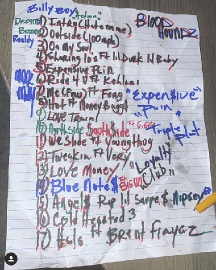 "Expensive Pain" Tracklist via Meek Mill's Instagram