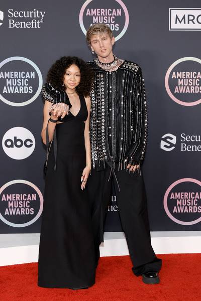 Machine Gun Kelly AMAs red carpet 2021