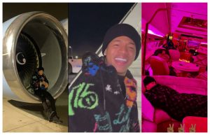 YK Osiris On Drake's Private Jet