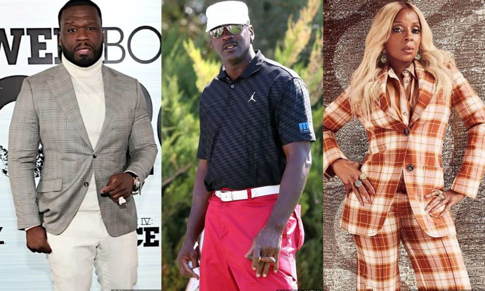 NBA legend Michael Jordan & Mary J. Blige Are Trolled By 50 Cent