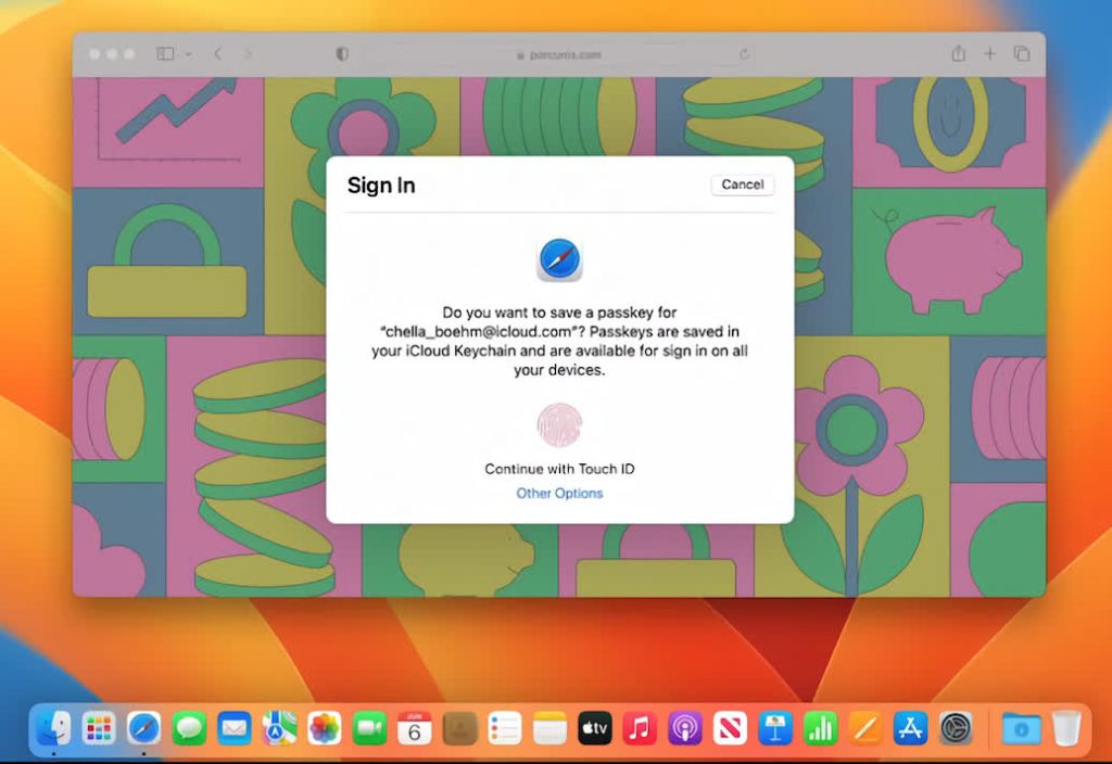 apple passkey 