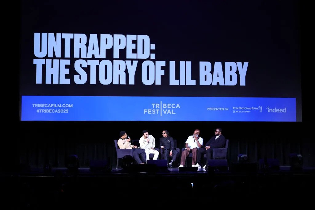 Lil Baby onstage at the Tribeca Film Festival