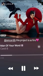 Cardi B Am InThe Drama Coi Leray post
