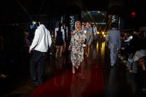 Lish 2X Walks for Tommy Hilfiger at Macy’s Fashion Week