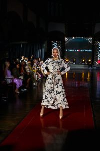 Lish 2X Walks for Tommy Hilfiger at Macy’s Fashion Week